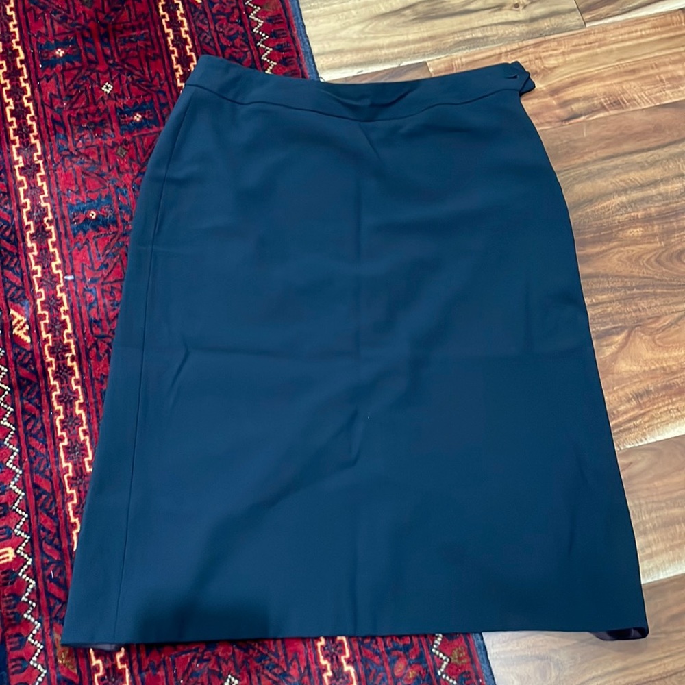 Giorgio Armani Navy Blue Pencil Skirt Size 38 Borgo 21